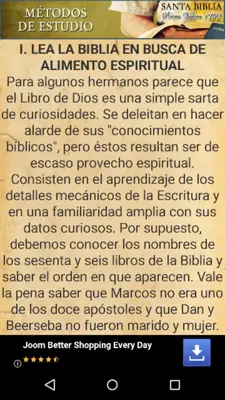 Santa Biblia - Reina Valera android App screenshot 7